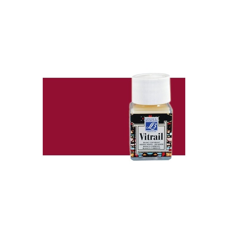 \nMaterial Bellas Artes - Pintura - Pintura Cristal Rojo profundo Vitrail Lefranc, 50 ml.-466 | totenart.com