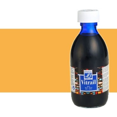 \nMaterial Bellas Artes - Pintura - Pintura Cristal Amarillo anaranjado Vitrail Lefranc, 250 ml.-231 | totenart.com