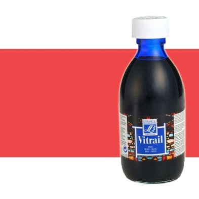 \nMaterial Bellas Artes - Pintura - Pintura Cristal Rojo Vivo Vitrail Lefranc, 250 ml.-433 | totenart.com