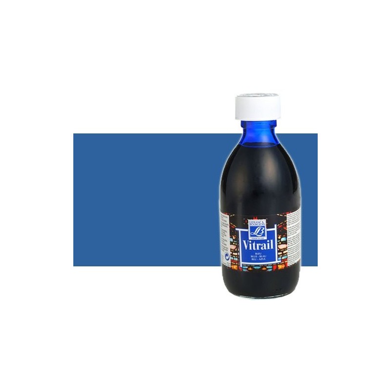 \nMaterial Bellas Artes - Pintura - Pintura Cristal Azul Vitrail Lefranc, 250 ml.-025 | totenart.com