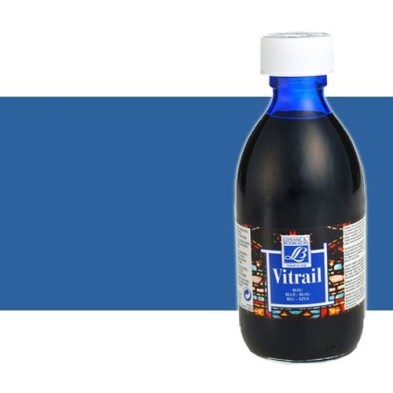 \nMaterial Bellas Artes - Pintura - Pintura Cristal Azul Vitrail Lefranc, 250 ml.-025 | totenart.com