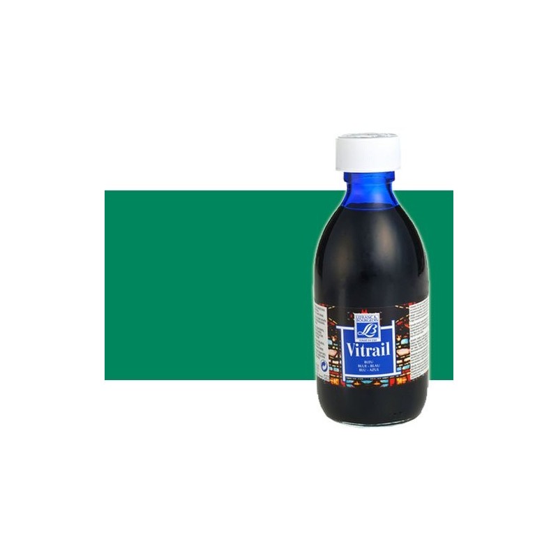 \nMaterial Bellas Artes - Pintura - Pintura Cristal Verde Intenso Vitrail Lefranc, 250 ml.-534 | totenart.com