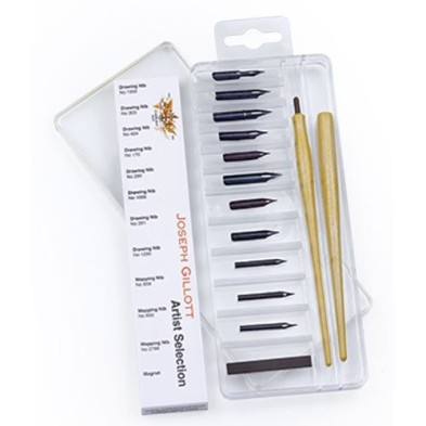 Material Bellas Artes - Dibujo - Joseph Gillott Artist Selection set caligrafia | totenart.com