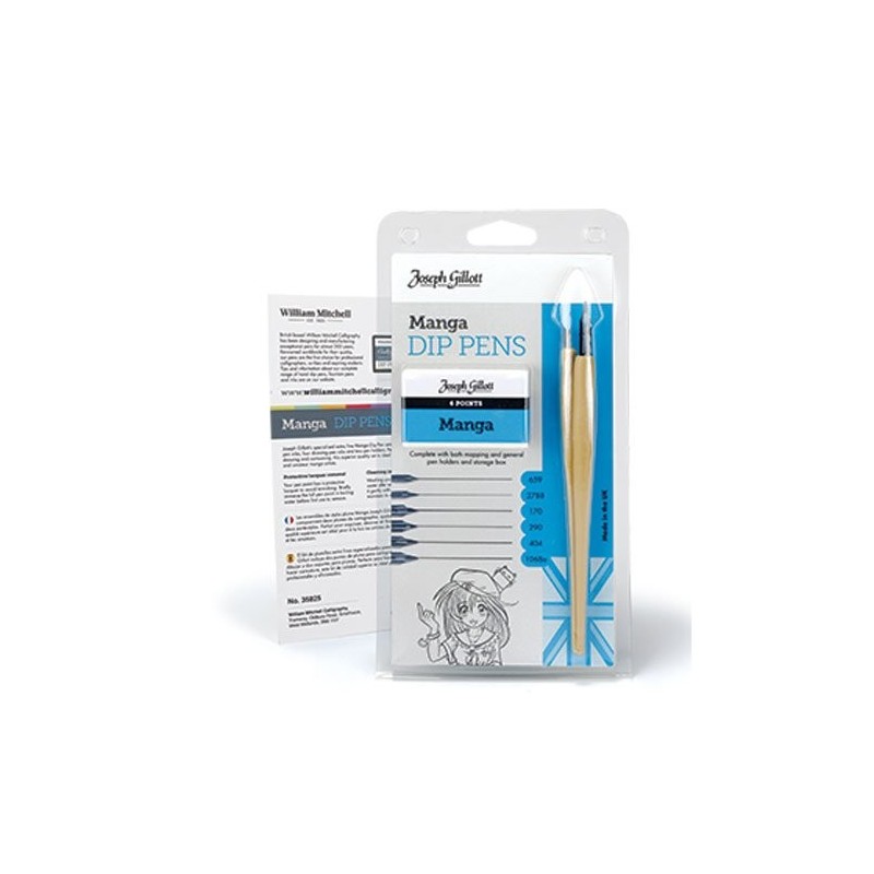 Material Bellas Artes - Dibujo - Joseph Gillott set Manga caligrafia | totenart.com