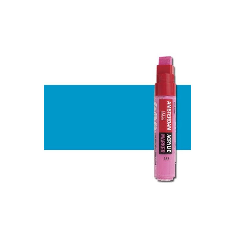 Material Bellas Artes - Pintura - Rotulador acrilico Amsterdam color Cian Primario 572 (15mm.) | totenart.com