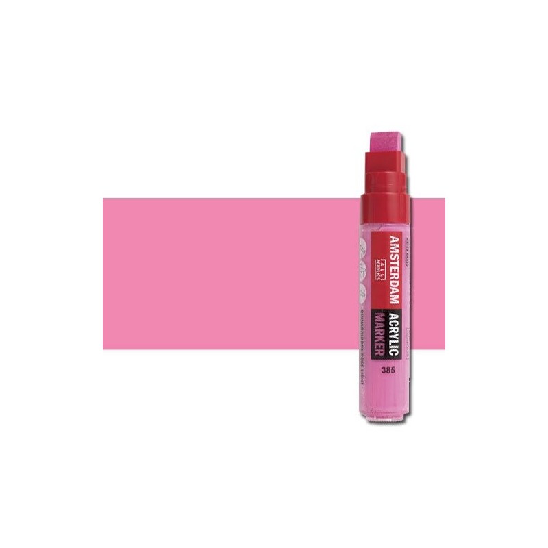 Material Bellas Artes - Pintura - Rotulador acrilico Amsterdam color Rosa Quinacridona Claro 385 (15mm.) | totenart.com