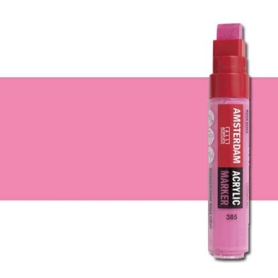 Material Bellas Artes - Pintura - Rotulador acrilico Amsterdam color Rosa Quinacridona Claro 385 (15mm.) | totenart.com