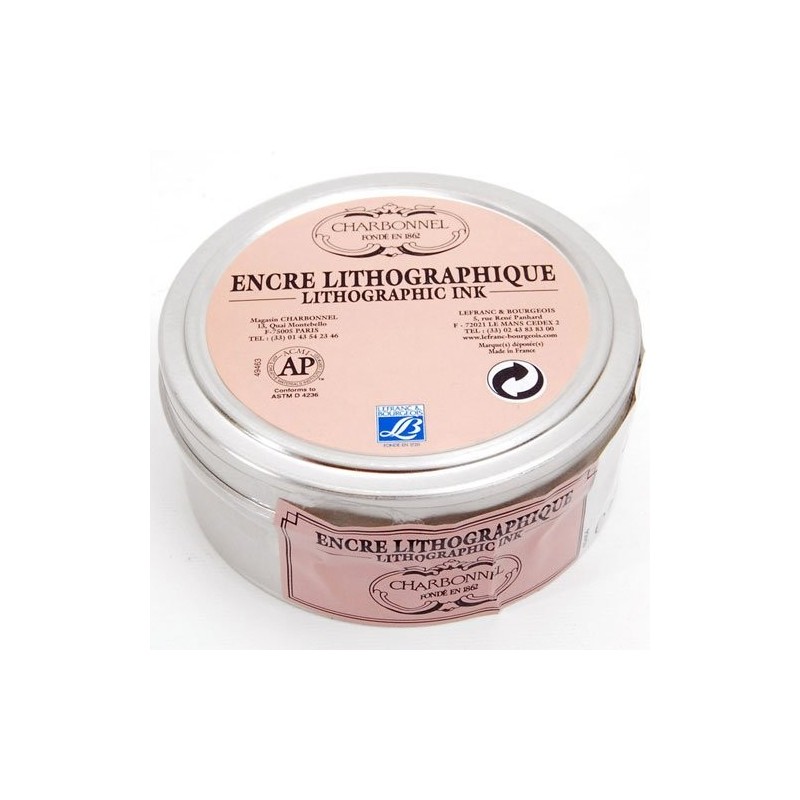 Material Bellas Artes - Litografía - Tinta Lito, negra, A MONTER Charbonnel, 200 ml. S.3 | totenart.com