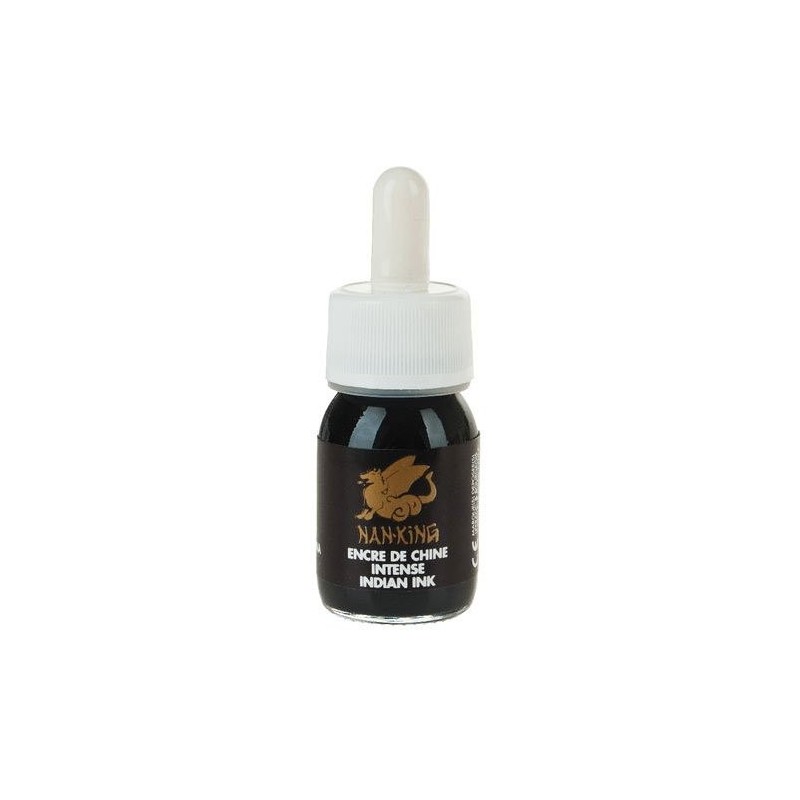 Tienda online Manualidades - Tinta China Negra Lefranc, frasco 30 ml.