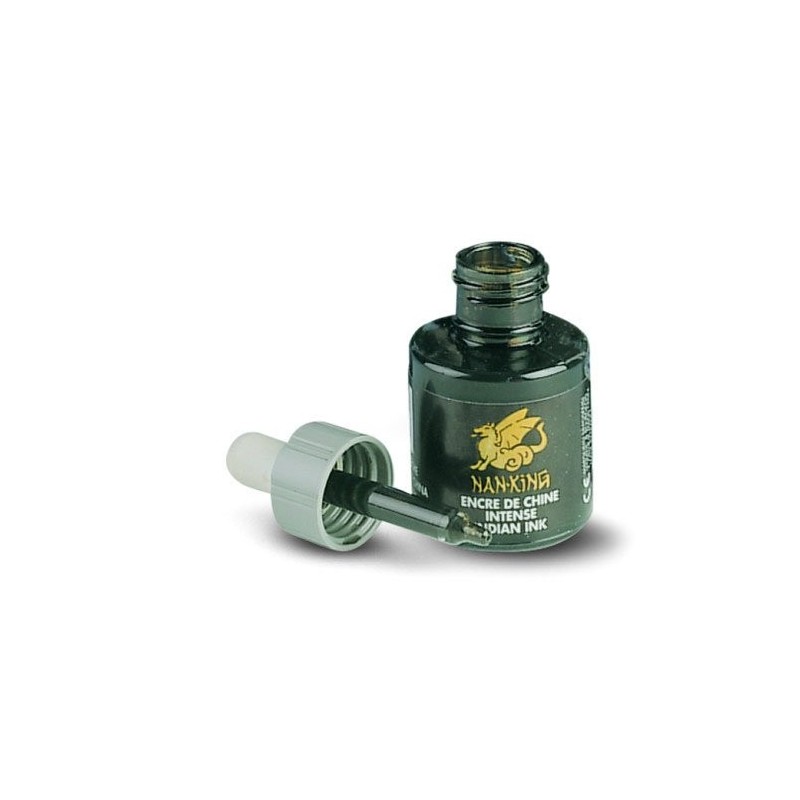 Tienda online Manualidades - Tinta China Negra Lefranc, frasco 30 ml.