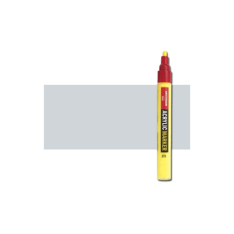 Material Bellas Artes - Pintura - Rotulador acrilico Amsterdam color Plata 800 (4 mm.) | totenart.com