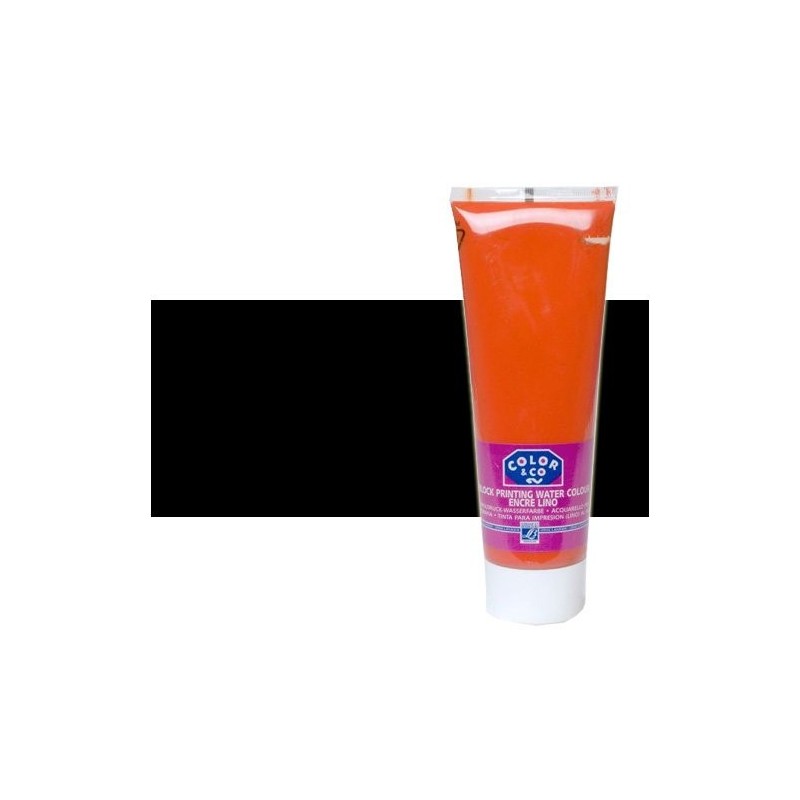 Material Bellas Artes - Linograbado - Tinta Linograbado Negro, Tubo 250 ml. | totenart.com