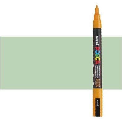 Material Bellas Artes - Pintura - Rotulador Posca Verde claro (520) PC3M, punta redonda (0.9-1.3 mm.) | totenart.com