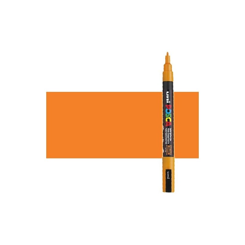 Material Bellas Artes - Pintura - Rotulador Posca Naranja (700) PC3M, punta redonda (0.9-1.3 mm.) | totenart.com