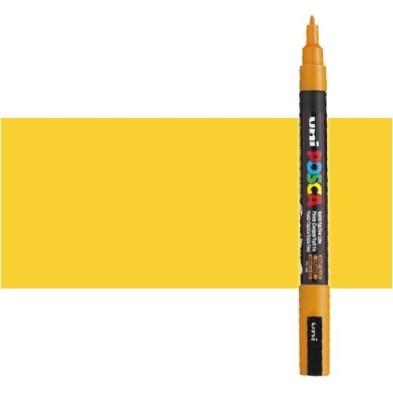 Material Bellas Artes - Pintura - Rotulador Posca Naranja claro (720) PC3M, punta redonda (0.9-1.3 mm.) | totenart.com