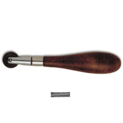 Material Bellas Artes - Grabado - Ruleta Profesional, diam. 20x5 mm., p:0.5 (linear) | totenart.com