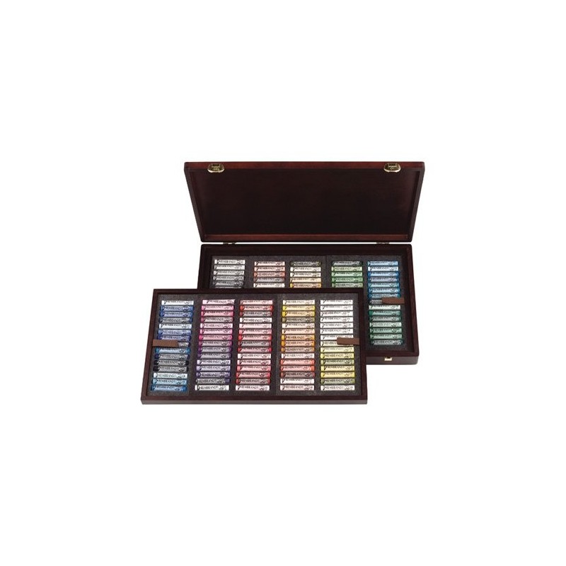 Material Bellas Artes – pintura-y-dibujo - Caja madera pastel Rembrandt Master 150 uds. | totenart.com