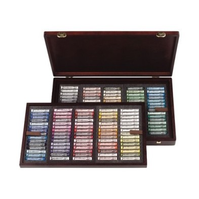 Material Bellas Artes – pintura-y-dibujo - Caja madera pastel Rembrandt Master 150 uds. | totenart.com