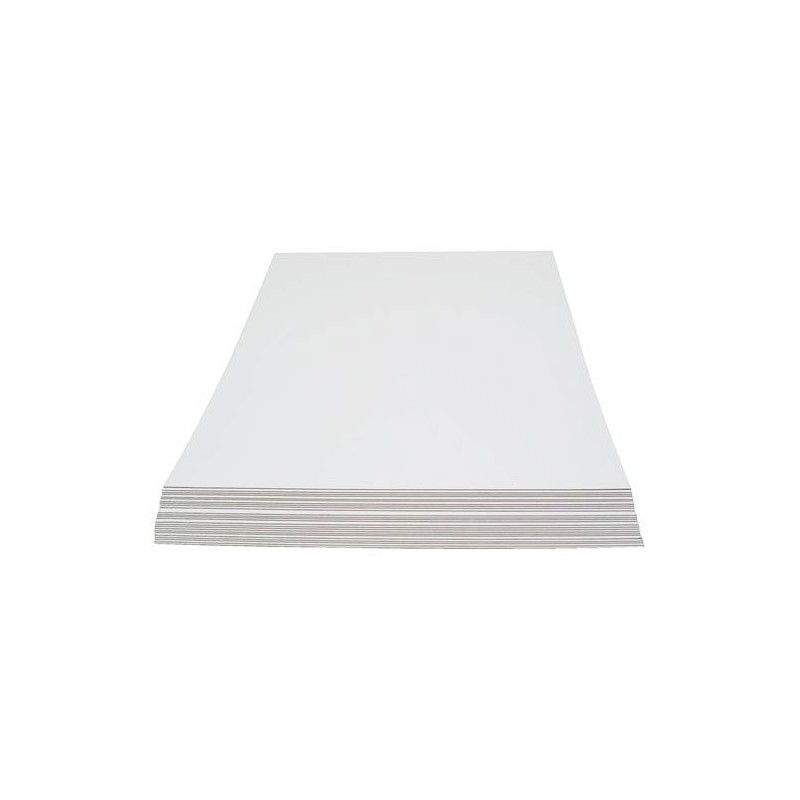 Materiales encuadernacion-Cartoncillo Gris/Blanco, 450 gr., 70x100 cm.