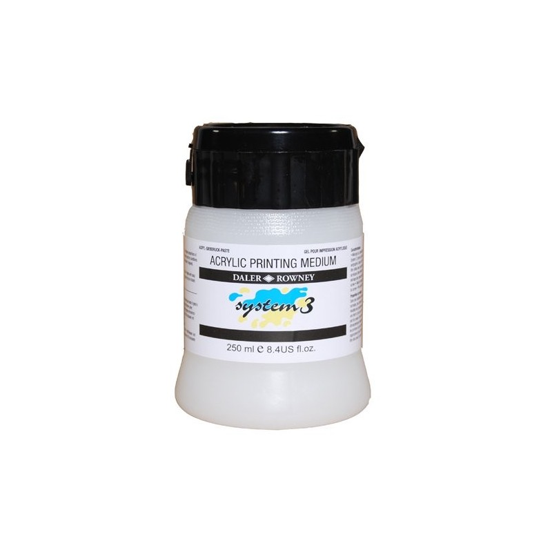 Material Bellas Artes - Pintura - Medium SERIGRAFIA System 3 Acrylic Printing Medium (250 ml.) | totenart.com