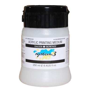 Material Bellas Artes - Pintura - Medium SERIGRAFIA System 3 Acrylic Printing Medium (250 ml.) | totenart.com
