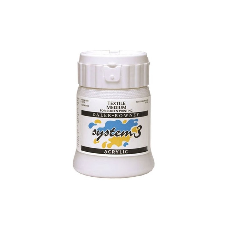 Material Bellas Artes - Pintura - Medium SERIGRAFIA TEXTIL System 3 Textile Medium (250 ml.) | totenart.com