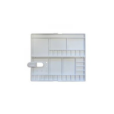 Material Bellas Artes - Pintura - Paleta caja rectangular de plastico 30x14 (27) (29p) | totenart.com