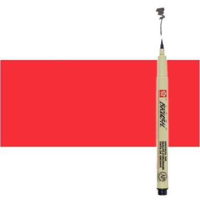 \nMaterial Bellas Artes - Pintura - Rotulador Rojo Pigma Brush Sakura | totenart.com