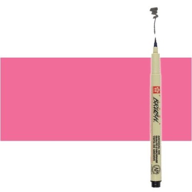 \nMaterial Bellas Artes - Pintura - Rotulador Rosa Pigma Brush Sakura | totenart.com