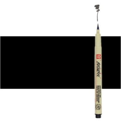 \nMaterial Bellas Artes - Pintura - Rotulador Negro Pigma Brush Sakura | totenart.com