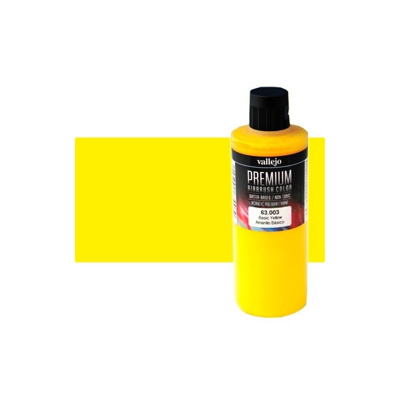 Material Bellas Artes - Pintura - Premium acrilico Vallejo Amarillo básico opaco 200 ml. | totenart.com