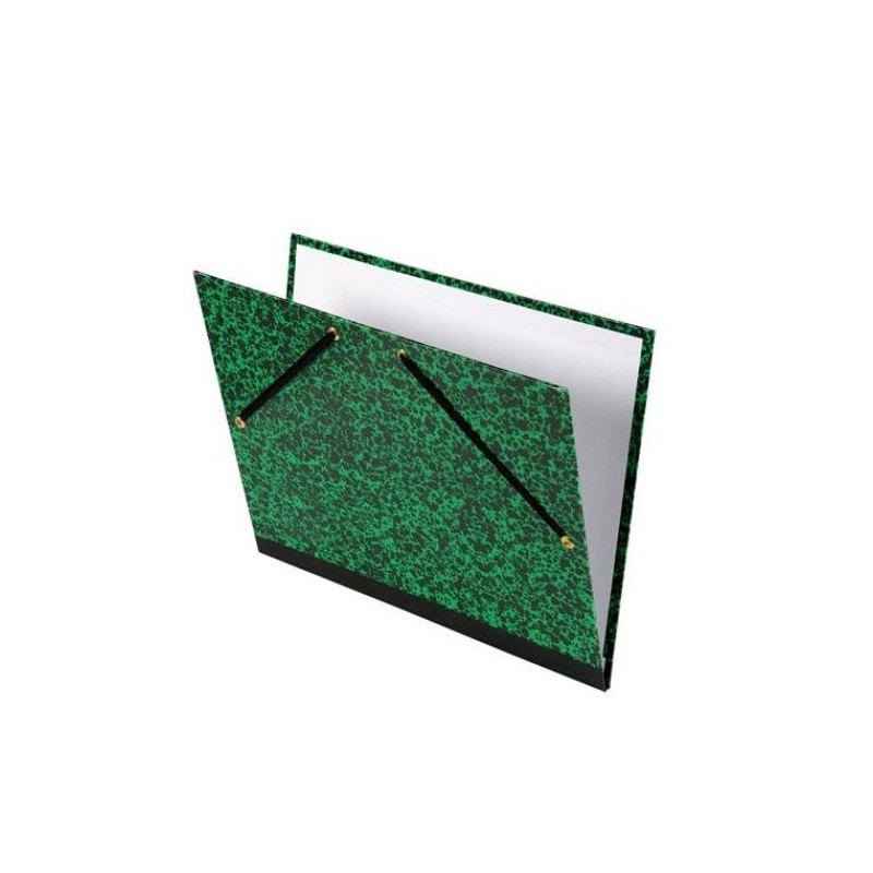 Material Bellas Artes - papel - Carpeta dibujo con gomas 26x33 cm, Verde | totenart.com