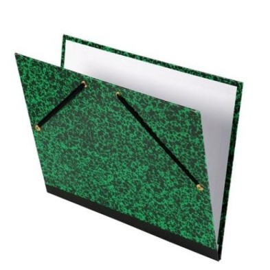 Material Bellas Artes - papel - Carpeta dibujo con gomas 26x33 cm, Verde | totenart.com