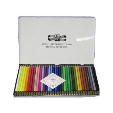 Material Bellas Artes – pintura-y-dibujo - Estuche de 36 lápices acuareables Mondeluz Koh-i-Noor | totenart.com