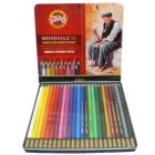 Material Bellas Artes – pintura-y-dibujo - Estuche de 24 lápices acuareables Mondeluz Koh-i-Noor | totenart.com