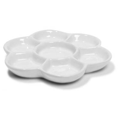 Paleta redonda de porcelana