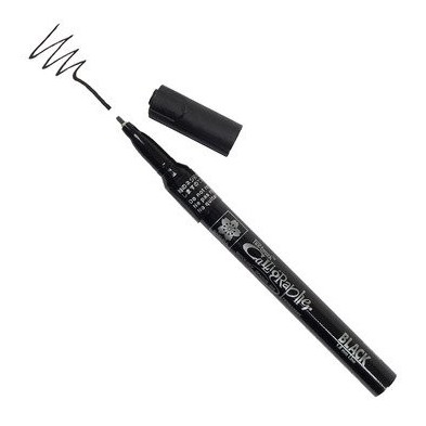 \nMaterial Bellas Artes - Pintura - Rotulador Negro Pen-touch Calligrapher fino 1.8 mm Sakura | totenart.com
