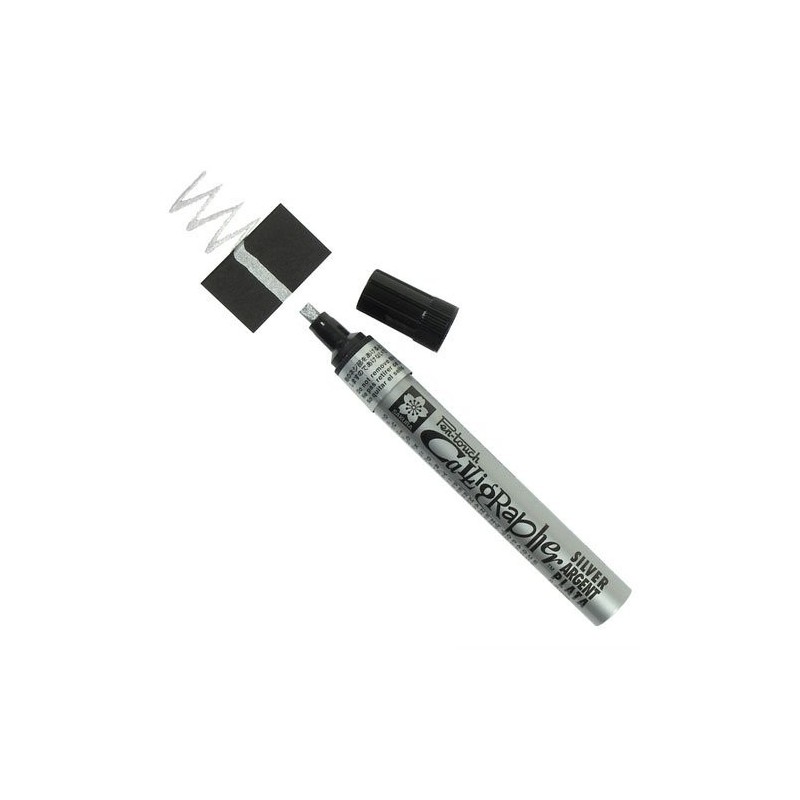 \nMaterial Bellas Artes - Pintura - Rotulador Plata Pen-touch Calligrapher medio 5.0 mm. Sakura | totenart.com