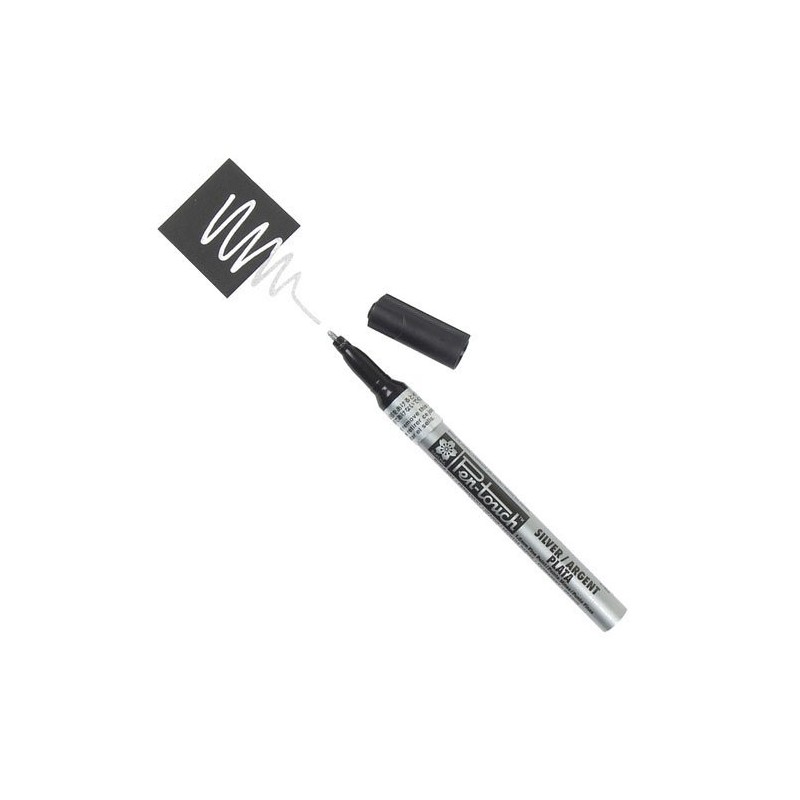 \nMaterial Bellas Artes - Pintura - Rotulador Plata Pen-touch fino Sakura | totenart.com