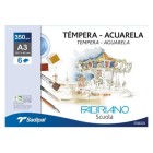 Material Bellas Artes – pintura-y-dibujo - Fabriano Acuarela, (minipack) 6h, 350 gr, 29.7x42cm (A3) | totenart.com