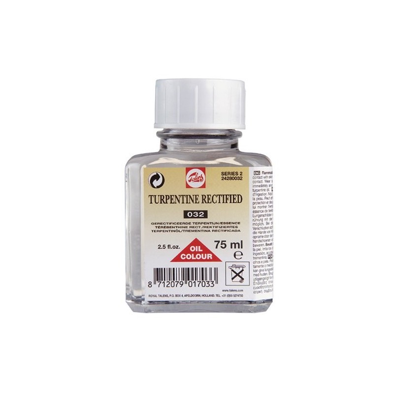 Material Bellas Artes –pintura- Esencia de trementina rectificada Talens, 75ml | totenart.com