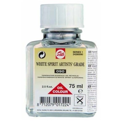 Material Bellas Artes –pintura- White Spirit Talens, 75ml. | totenart.com