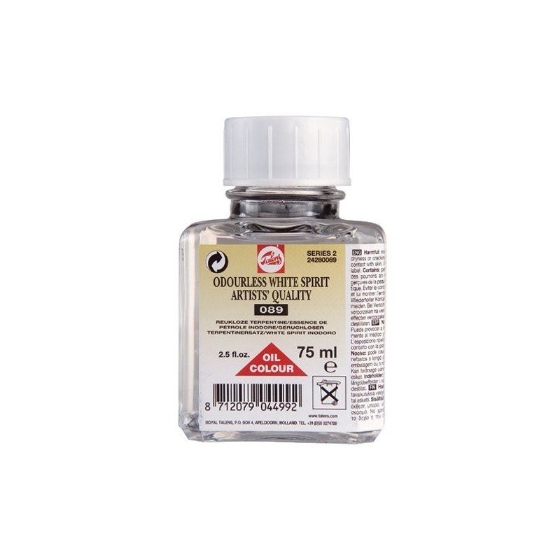 Material Bellas Artes –pintura- White Spirit sin olor Talens, 75 ml | totenart.com
