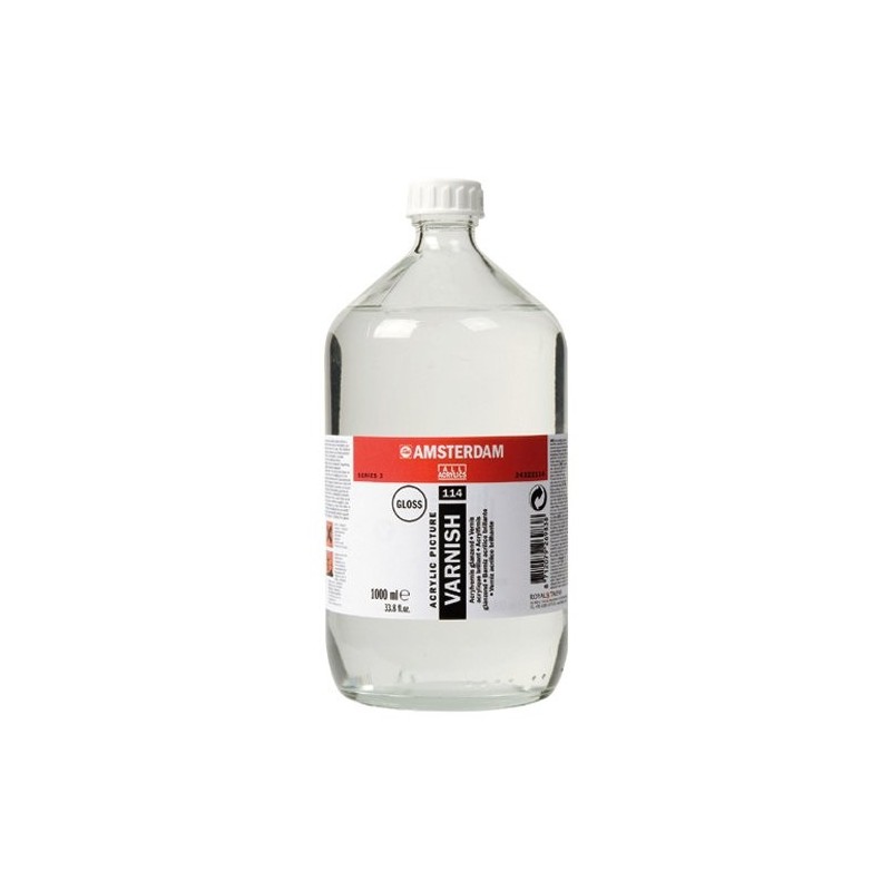Material Bellas Artes –pintura- Barniz acrilico brillante Amsterdam Talens, 250 ml. | totenart.com