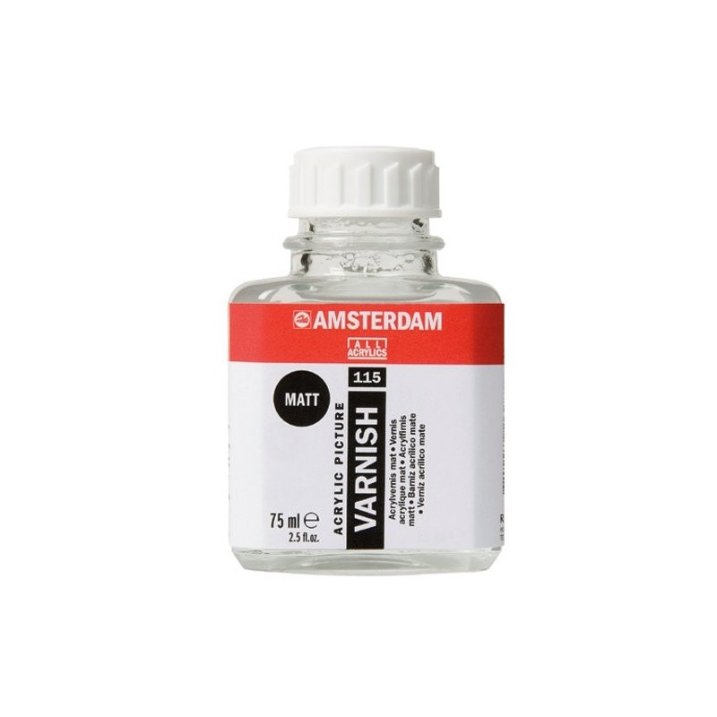 Material Bellas Artes –pintura- Barniz acrilico mate Amsterdam Talens, 75 ml. | totenart.com