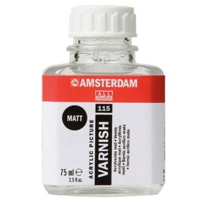 Material Bellas Artes –pintura- Barniz acrilico mate Amsterdam Talens, 75 ml. | totenart.com