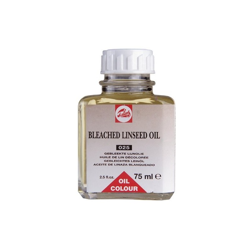 Material Bellas Artes –pintura- Aceite de linaza blanqueado Talens, 75 ml | totenart.com