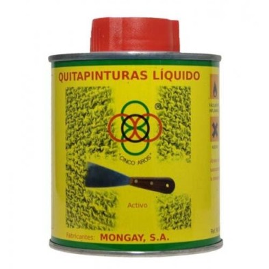 Material Bellas Artes –pintura- Quita pinturas liquido Mongay, 250 ml \"cinco aros\" | totenart.com