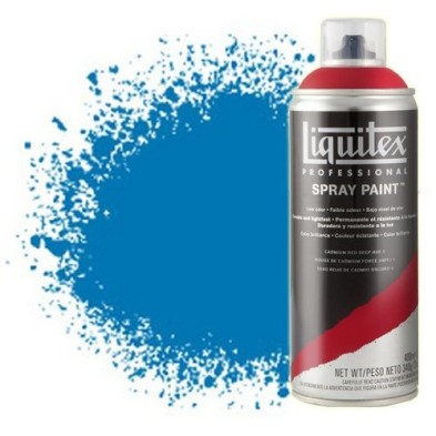 Material Bellas Artes - Pintura - Pintura en Spray Azul Brillante 0570, Liquitex acrílico, 400 ml. | totenart.com