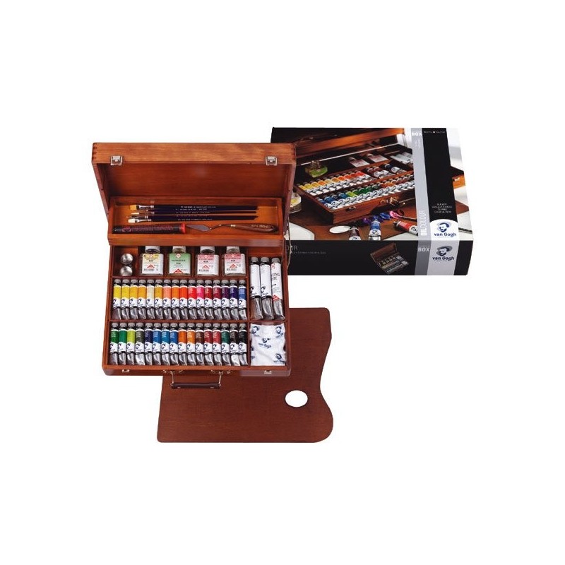 Material Bellas Artes - Pintura - Caja de madera Superior óleo Van Gogh  | totenart.com